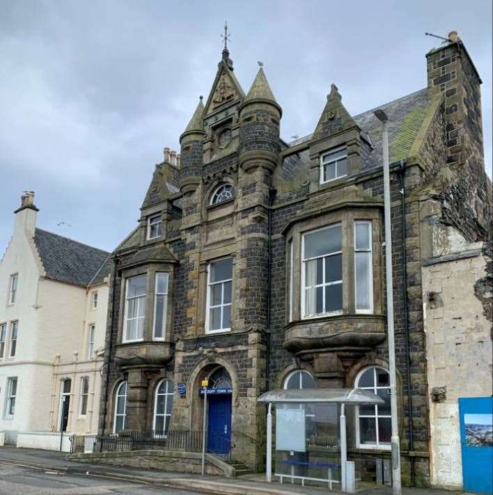 Macduff Town Hall has been put on the market.