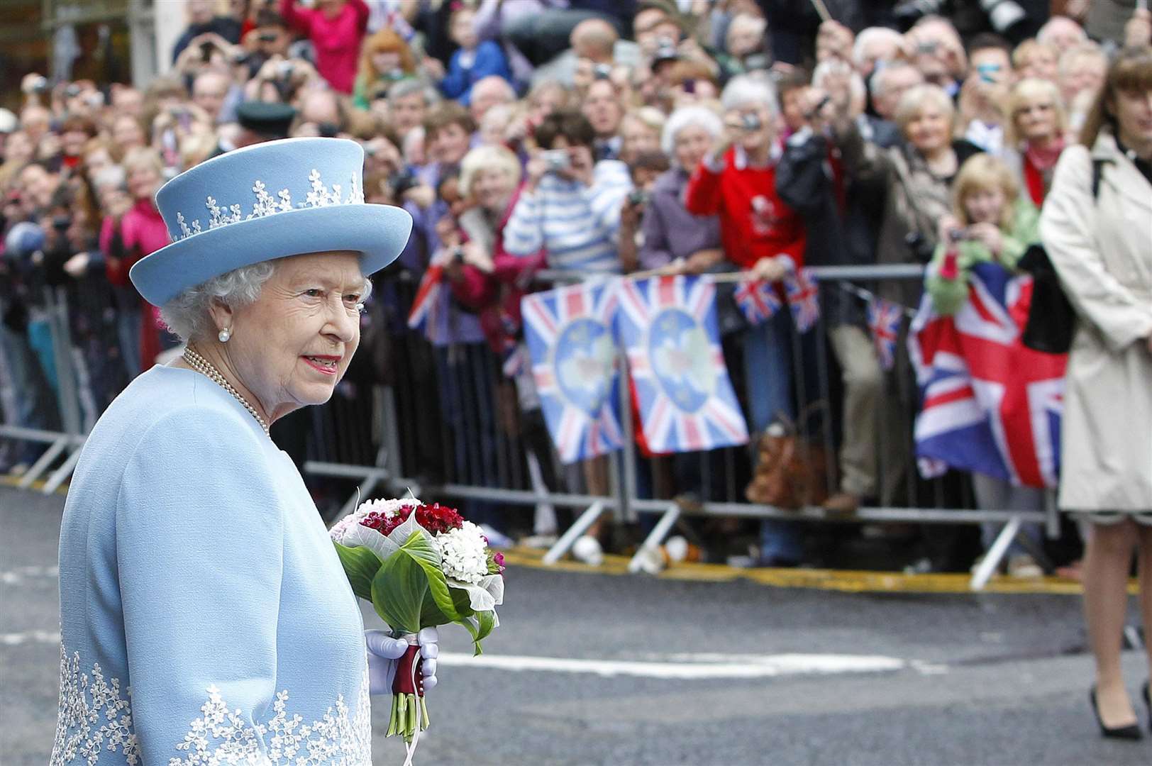 The Queen visited Enniskillen in Co Fermanagh in 2012 as part of her Diamond Jubilee tour (PA)