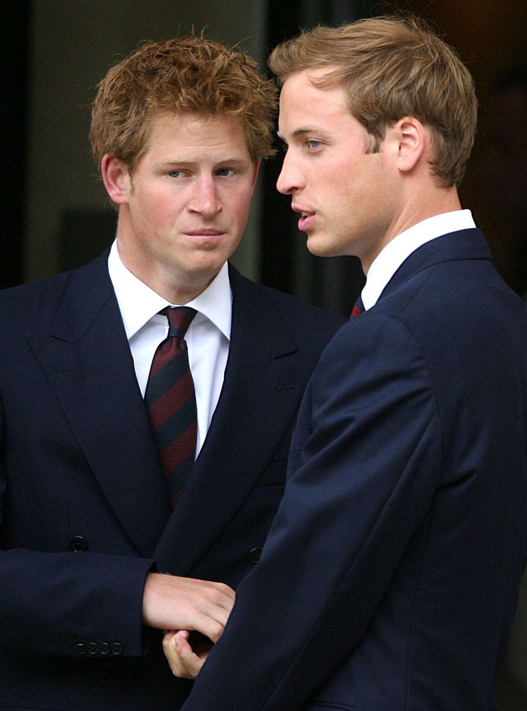 Harry and William at the Thanksgiving for the life of Diana, Princess of Wales in 2007 (Lewis Whyld/PA)