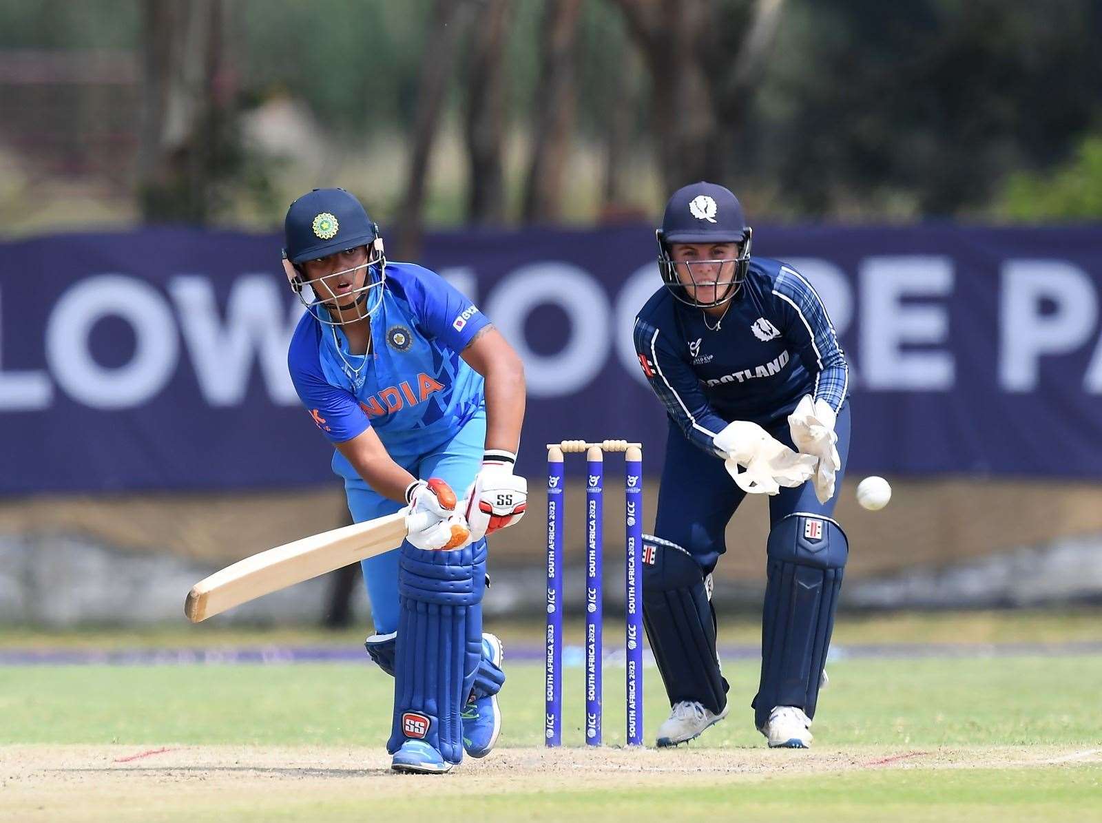 In action in South Africa during the under-19 world cup.
