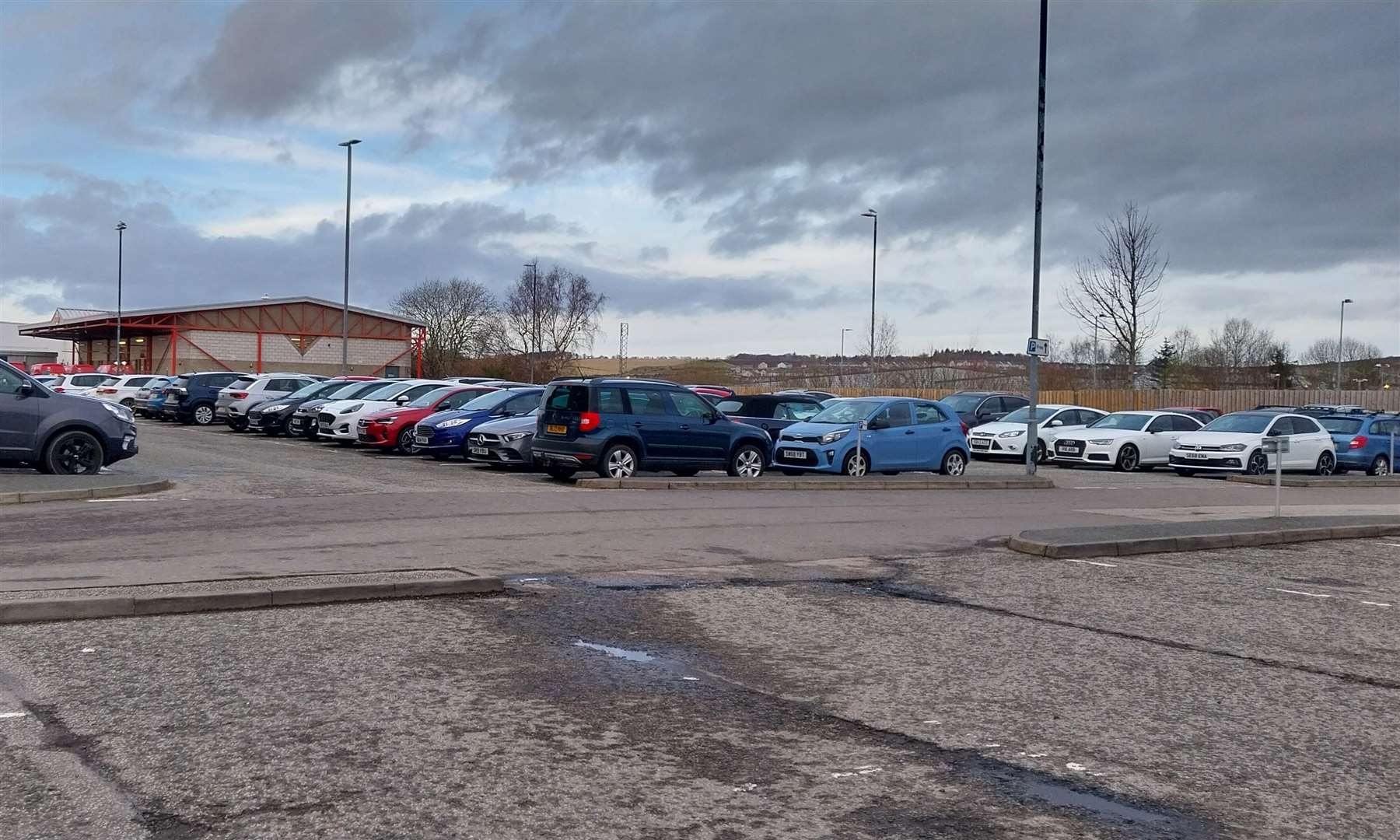 Burn Lane car park in Inverurie could lose its free spaces.