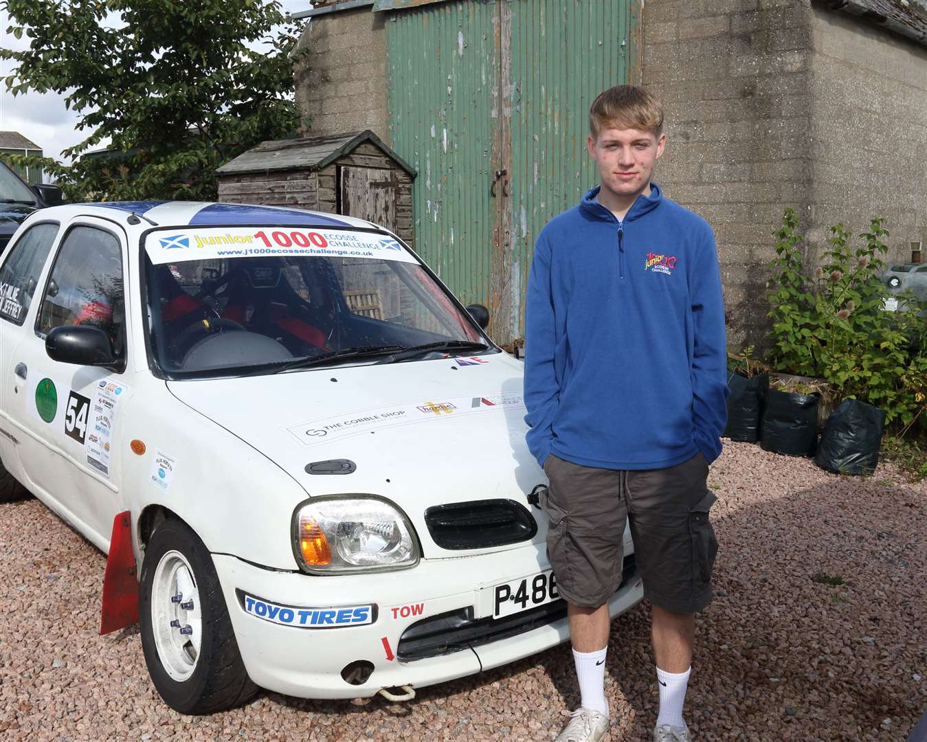 unior 1000 Ecosse Rally championship competitor Thomas Milne. Picture: David Porter