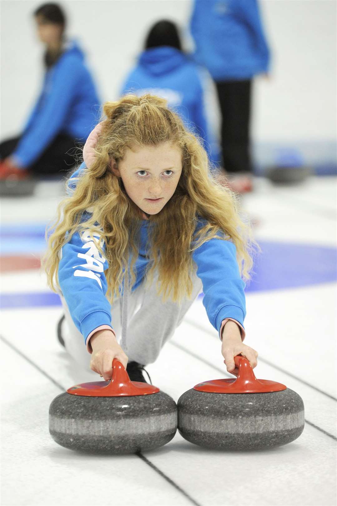 Moray curling is back under way.