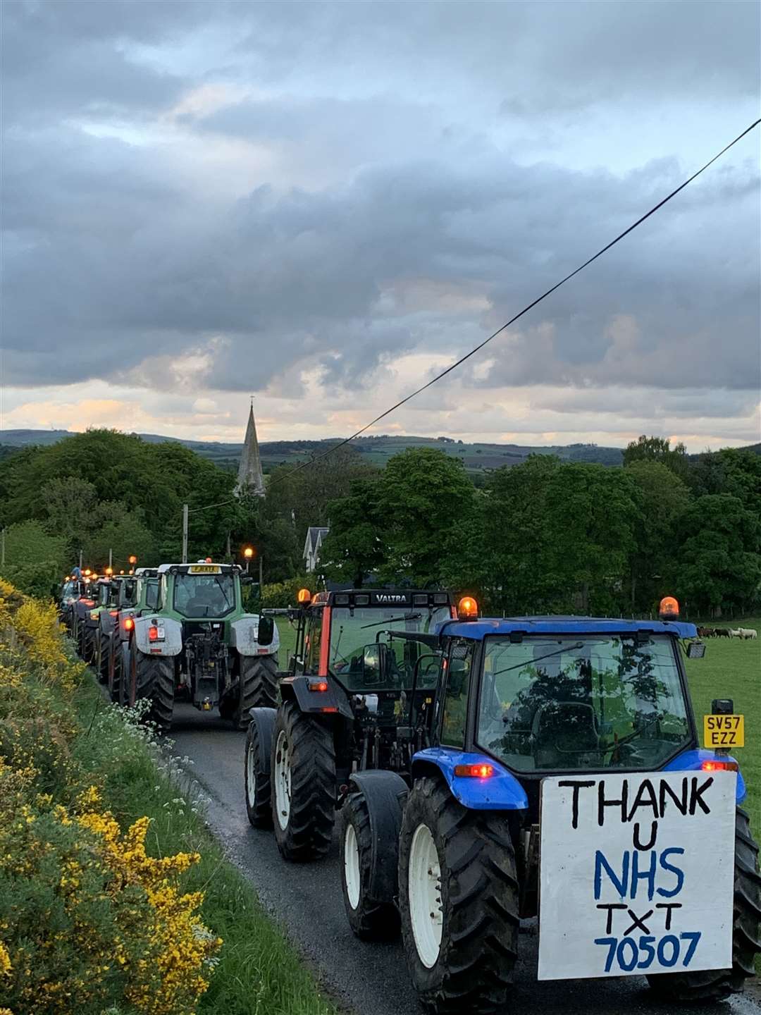 A previous charity tractor run.