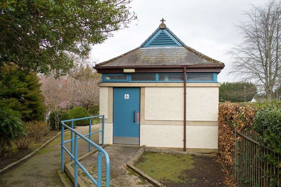 The toilet at Cooper Park is one of eight set to reopen.