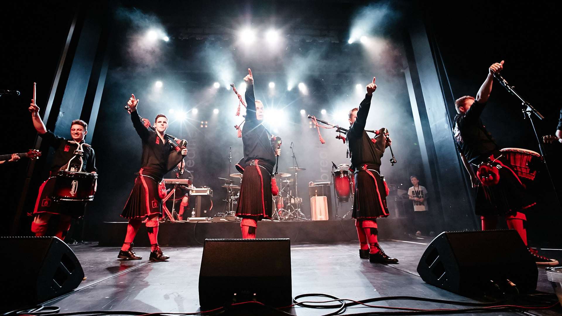 The Red Hot Chilli Pipers are an amazing live band.