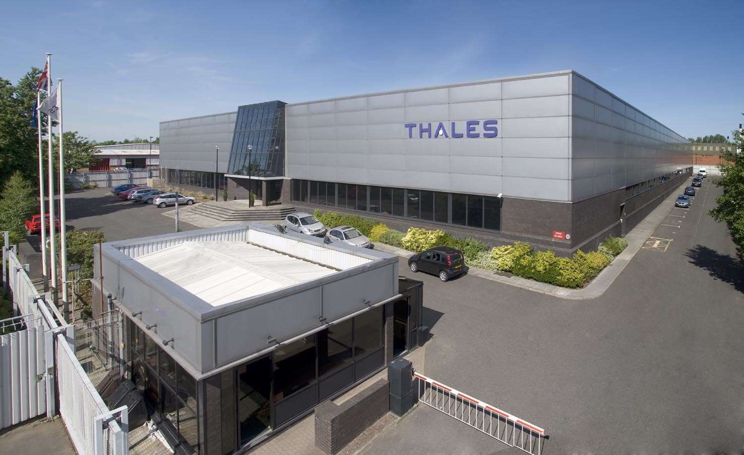 The Thales factory site in Belfast (Thales/PA)
