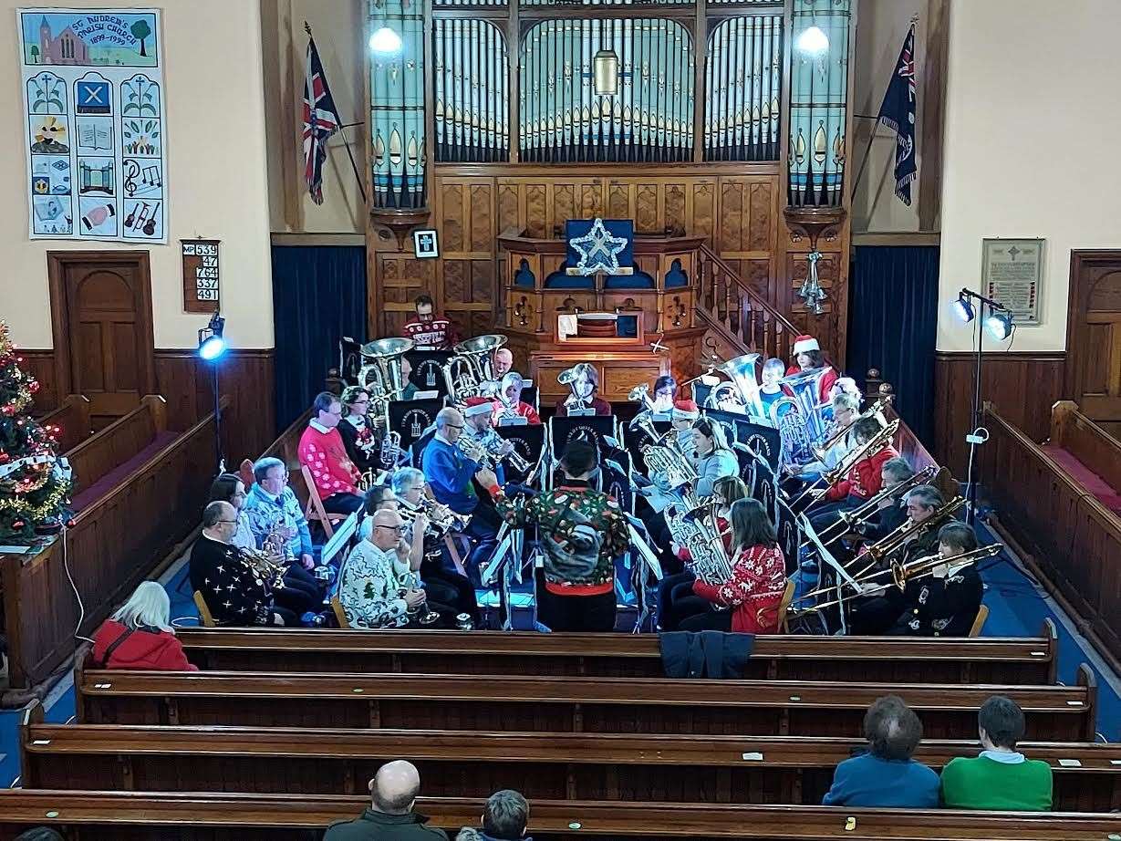 Turriff Silver Band. Picture: Kirsty Brown
