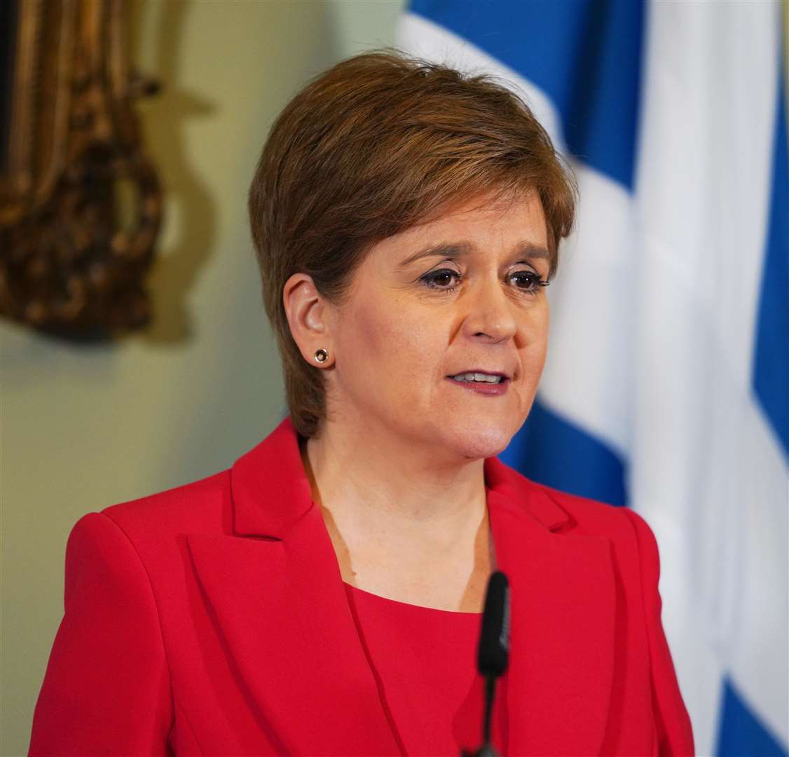 Nicola Sturgeon announcing her resignation at her press conference on Wednesday morning