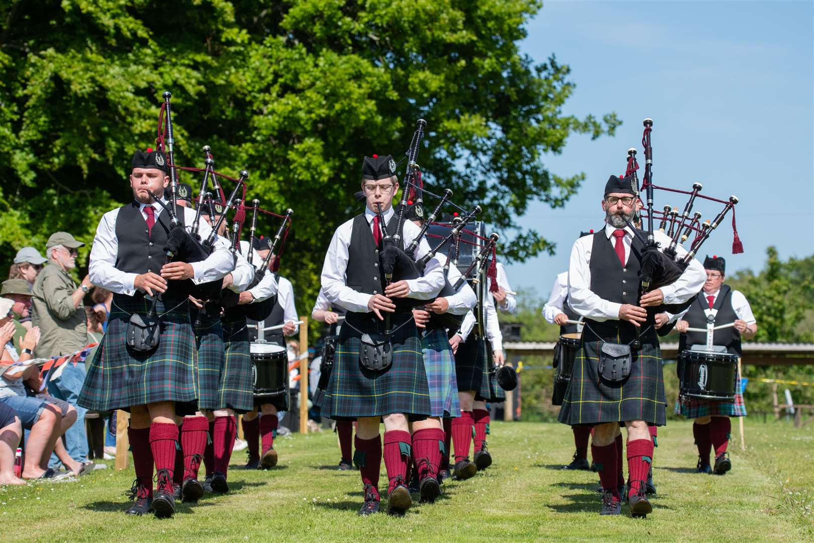 The Portsoy Pipe Band will form part of the massed bands.