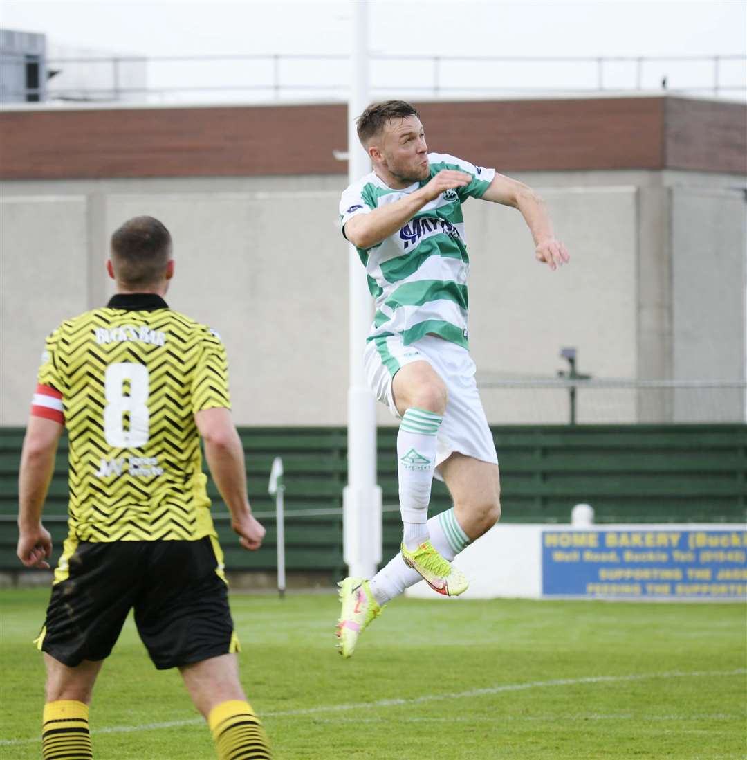 Buckie Thistle's Josh Peters is set to return against Vale. Picture: Beth Taylor