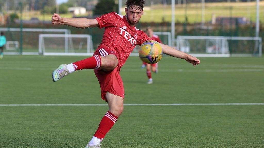 Liam Harvey in action for Aberdeen. Picture: afc.co.uk