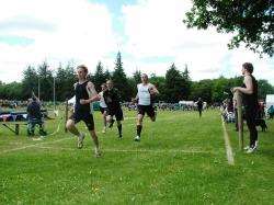 Competitors at last year’s Cornhill Highland Games.