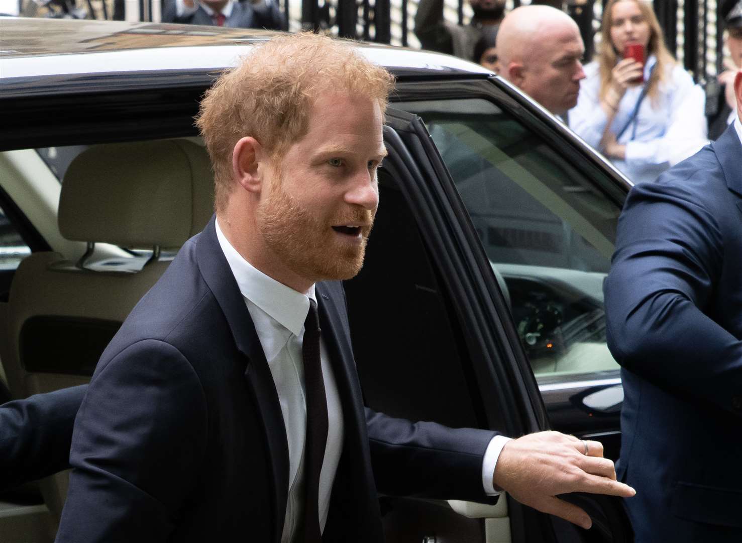 The Duke of Sussex at the Rolls Buildings in central London (Jeff Moore/PA)