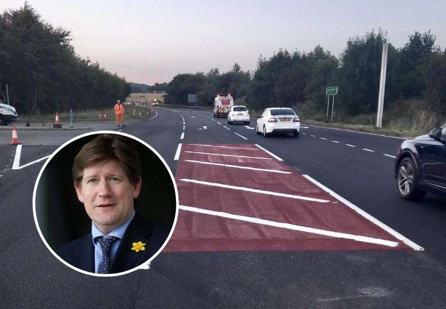 MSP Alexander Burnett has criticised what he described as "on the cheap" plans to make the road safer.