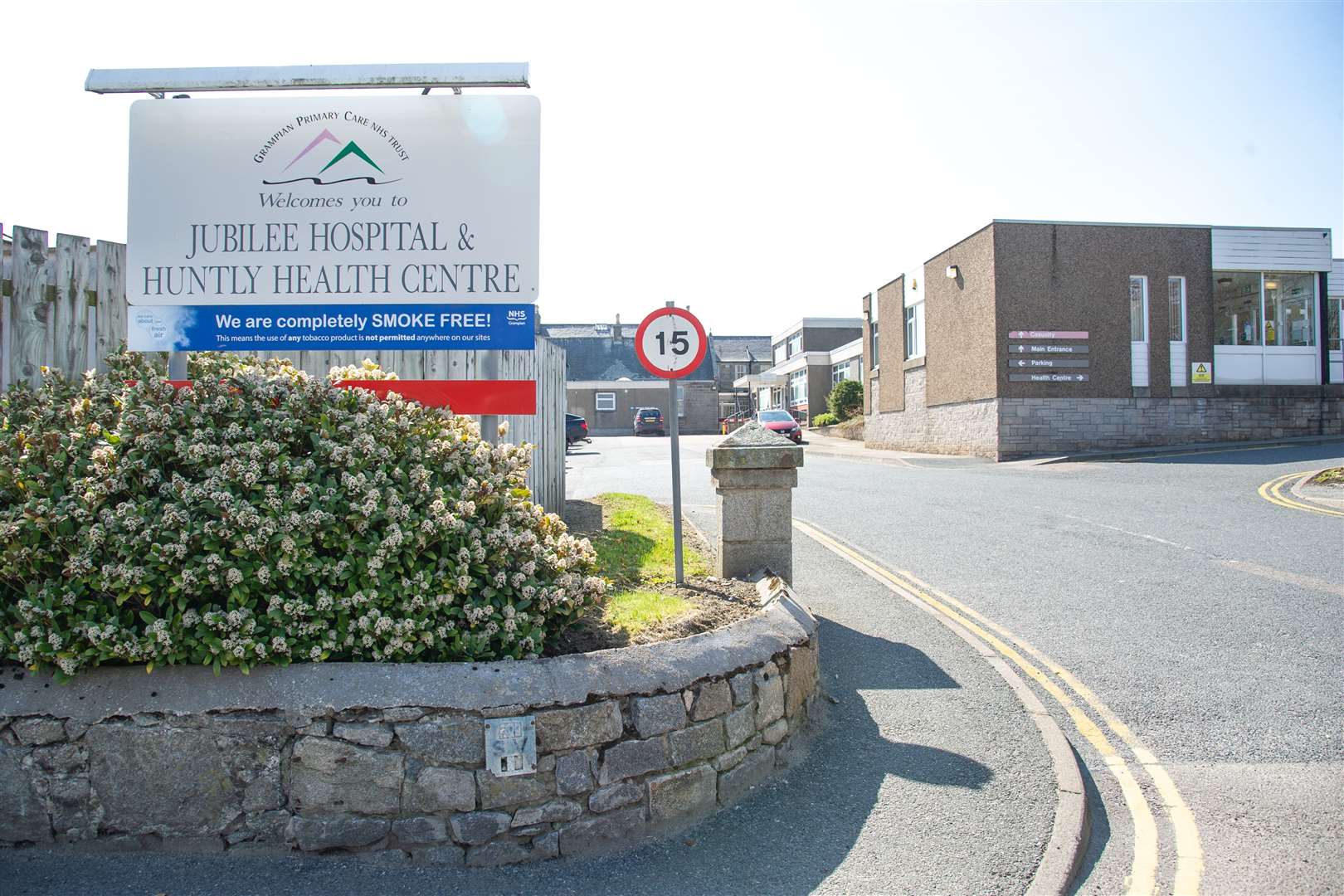 Huntly's Jubilee Hospital and A&E Department. ..Picture: Daniel Forsyth. Image No..