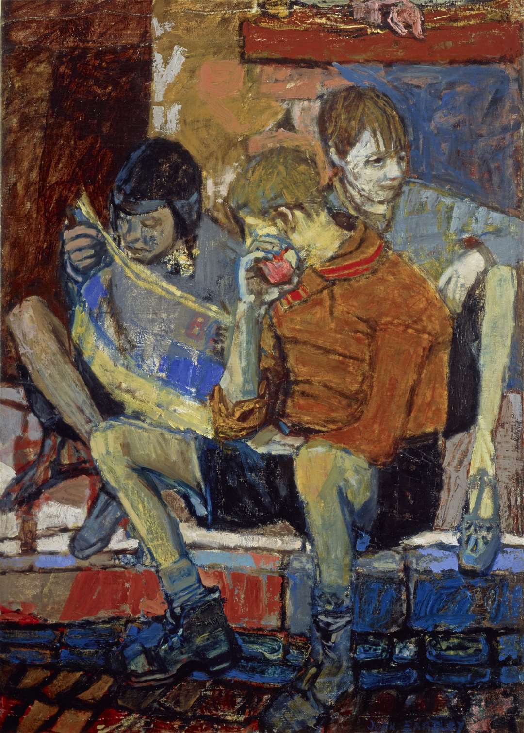 "Street Kids" is an early work from Eardley’s time based in her Townhead studio, a poor, dilapidated part of the city of Glasgow.