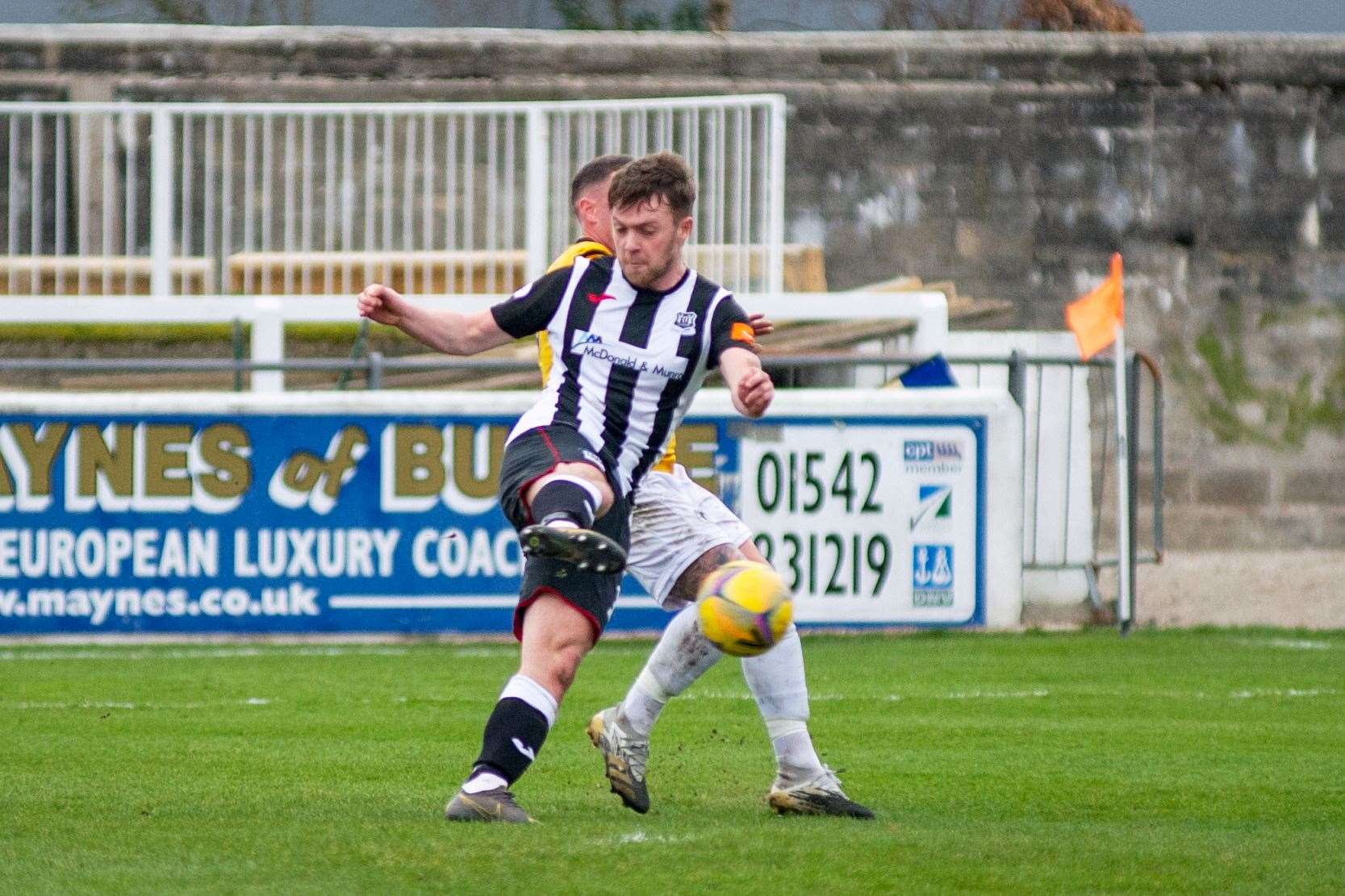 Josh Peters hit four goals for Buckie, making it six goals in four games since his move from Elgin City.