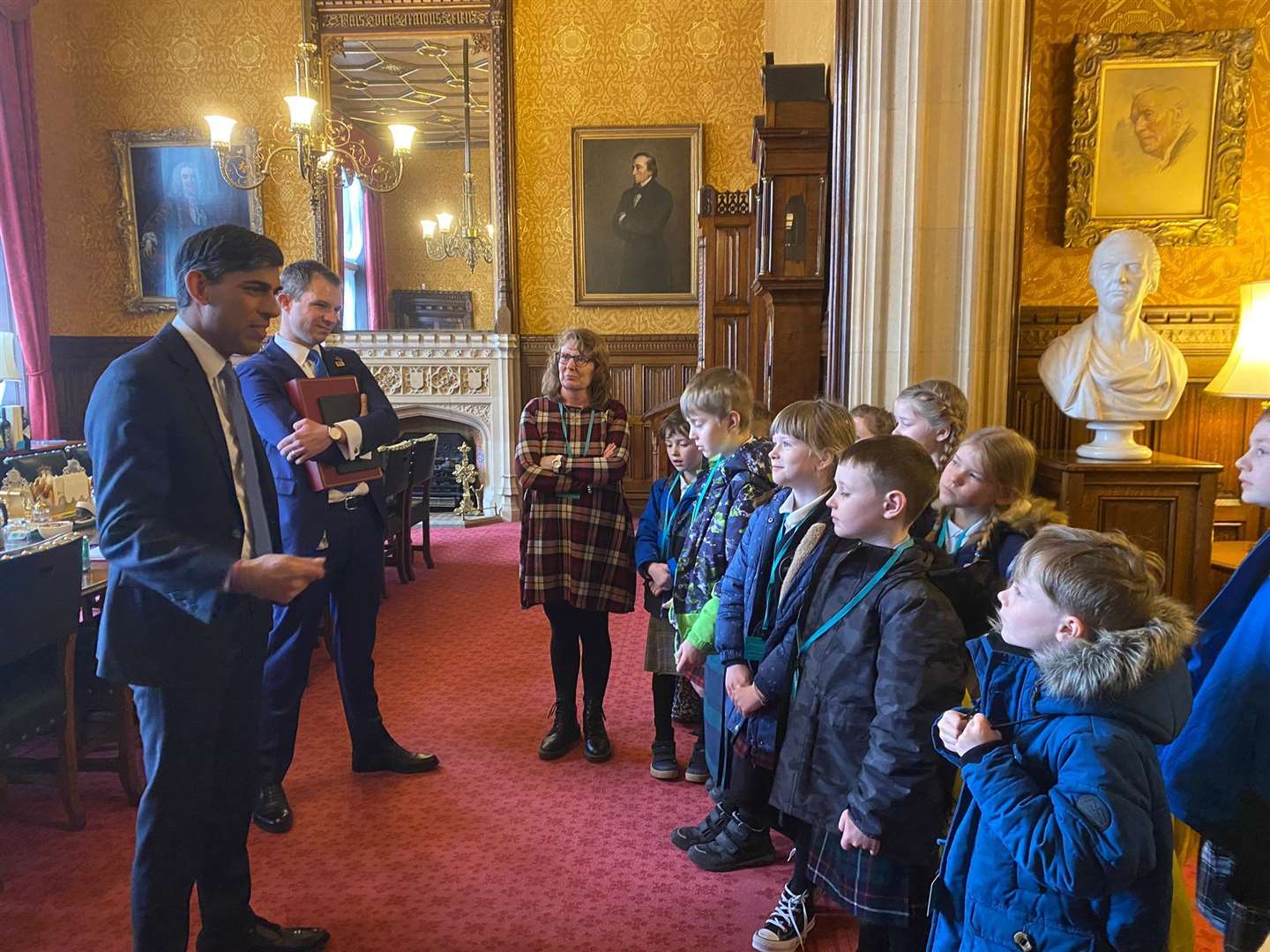 Monymusk Primary were welcomed to Westminster by MP Andrew Bowie and introduced to the Prime Minister.