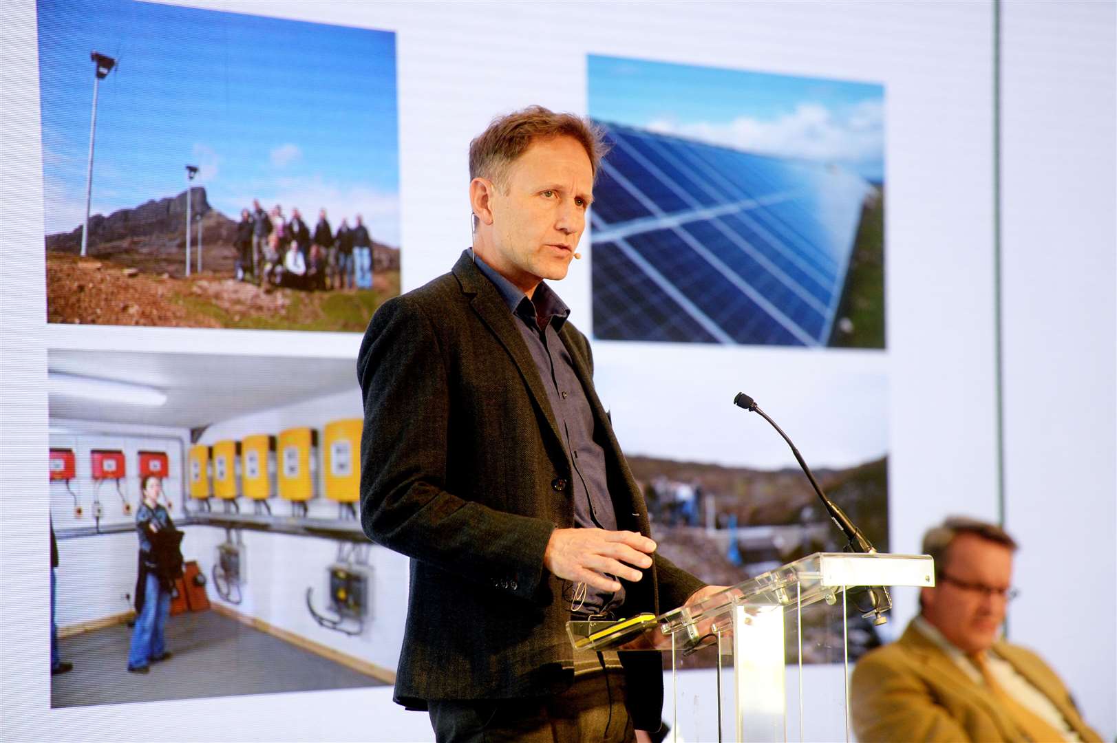 The 2021 award went to chief executive of Community Energy Scotland, Nicholas Gubbins. Picture: HNM