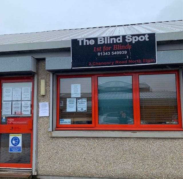 The Blind Spot at Chanonry Business Centre.