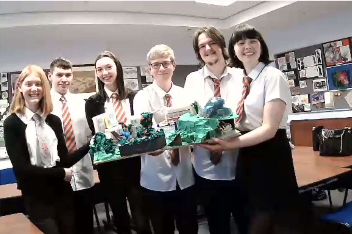 The winning team hailed from Carnoustie High School.