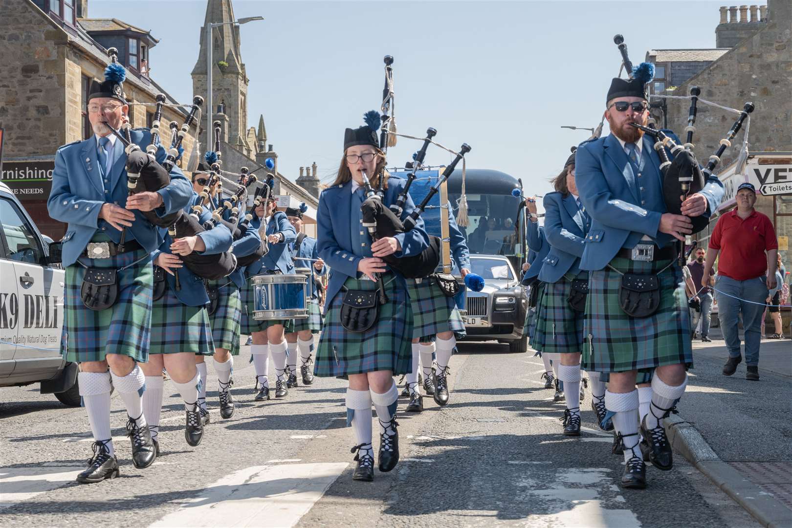 Buckie and District Pipe Band members will be part of the parade.