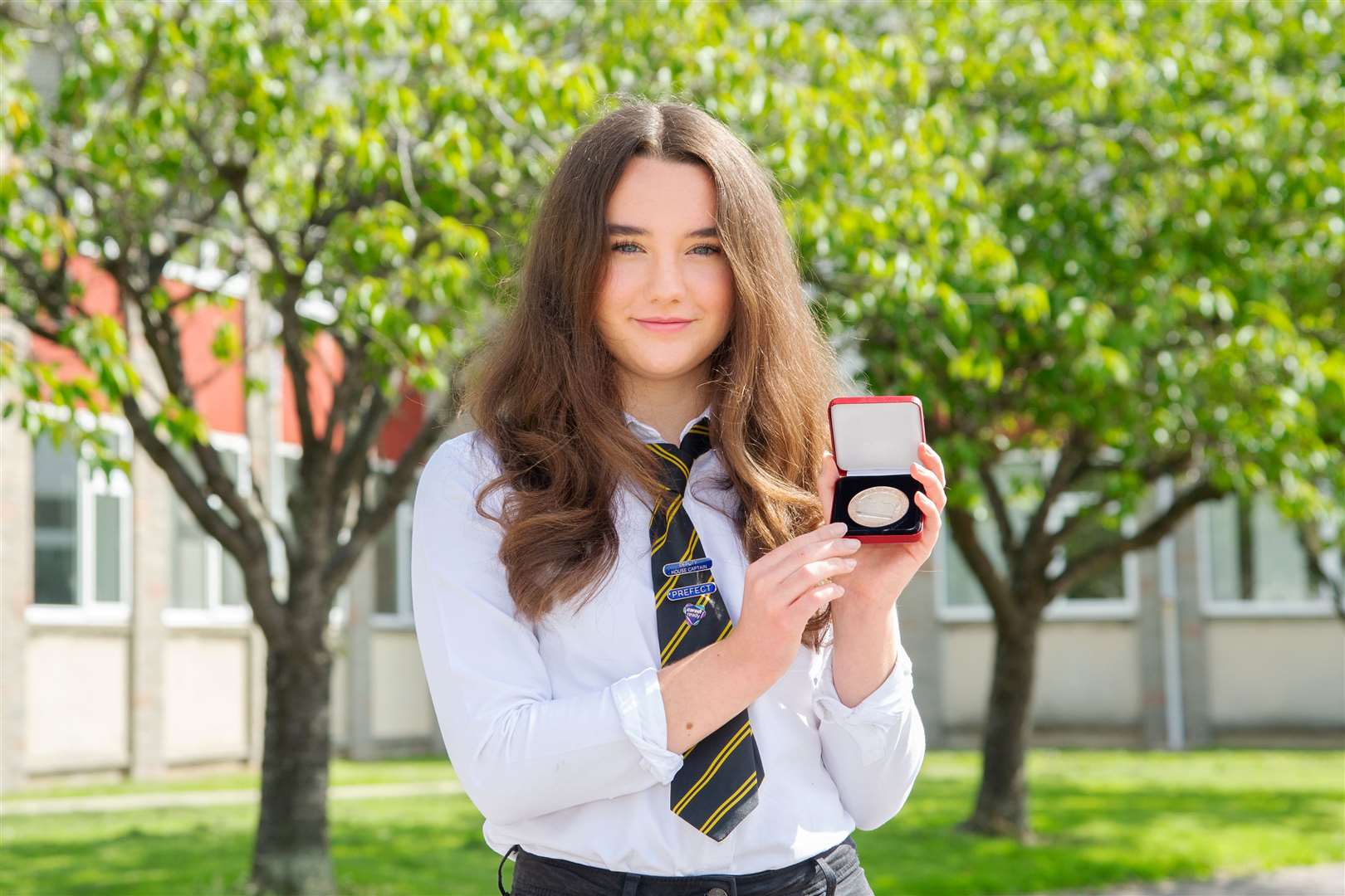 Sarah Green, the Dux of Keith Grammar. Picture: Daniel Forsyth.