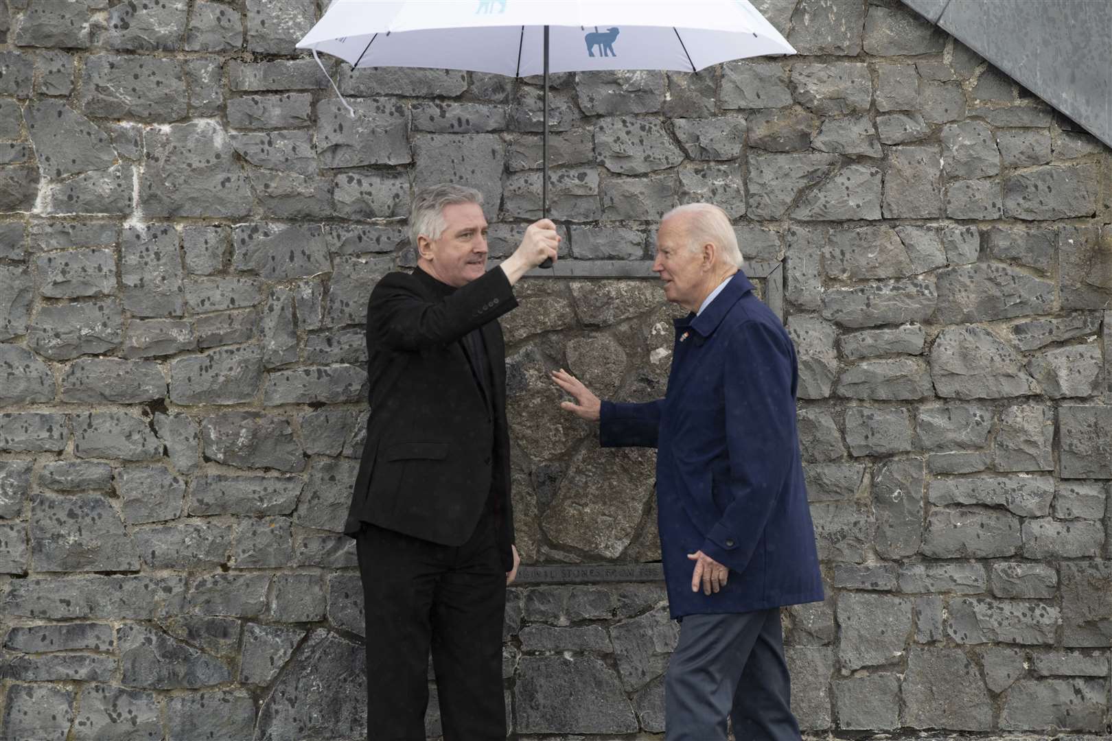 Mr Biden visited Knock Shrine and Basilica on Friday afternoon (Andrew Downes/Julien Behal Photography/PA)