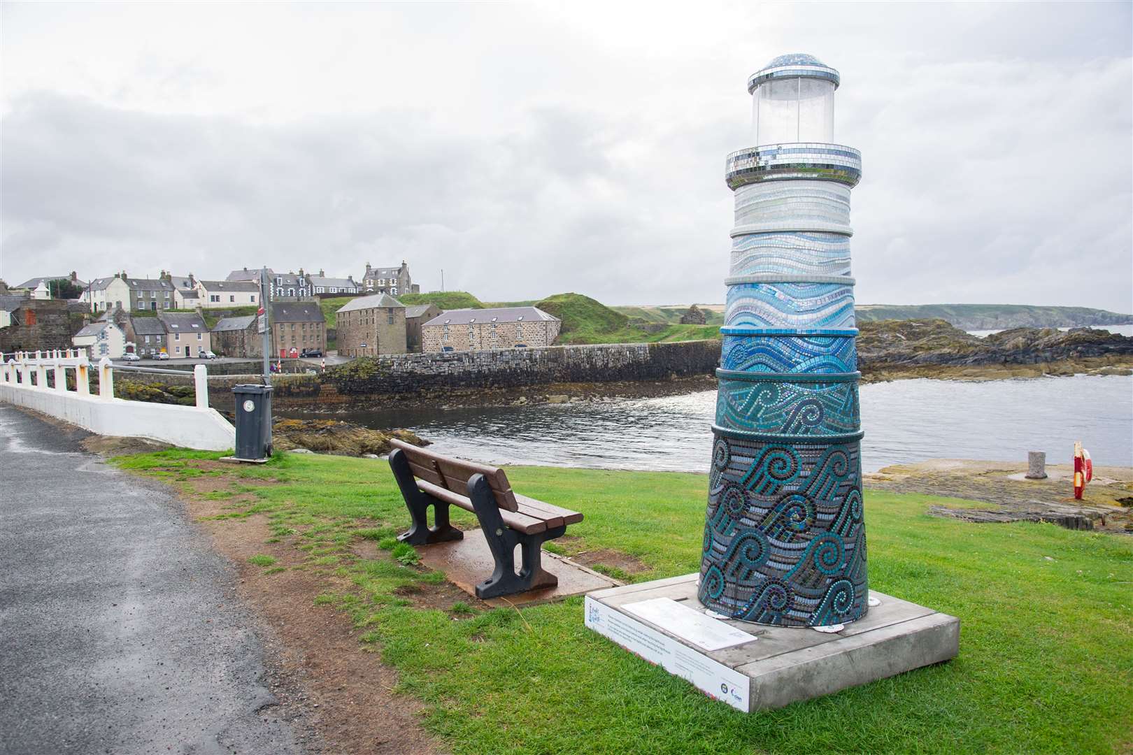 'Riding Out the Storm' a lighthouse designed by Rachel Davies will see work at its site to create a new paved area in Portsoy.