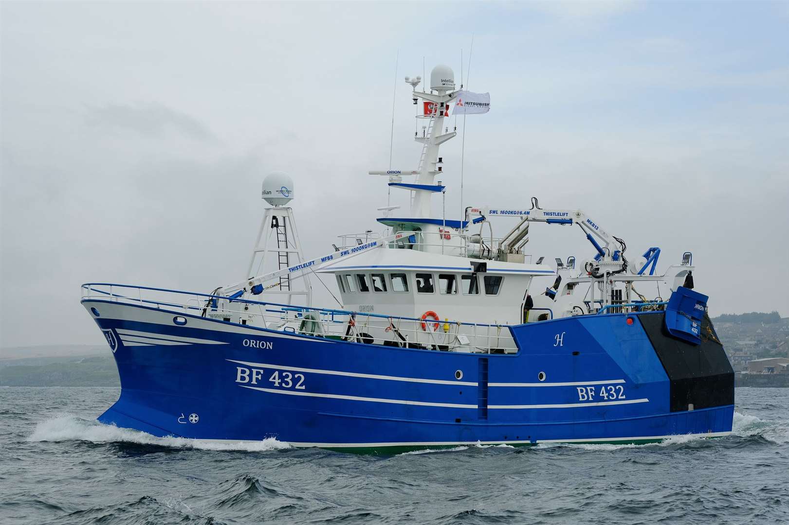 Orion is the latest fishing vessel completed by Macduff Shipyards.
