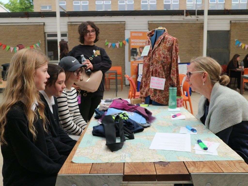 Pupils had the chance to learn about sustainability from local organisations and businesses.