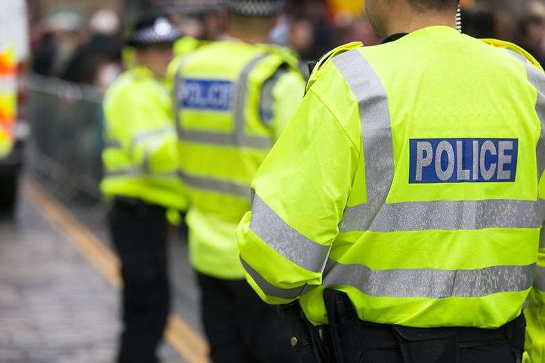 Police in Buckie are appealing for information following a break-in and flares being discharged.