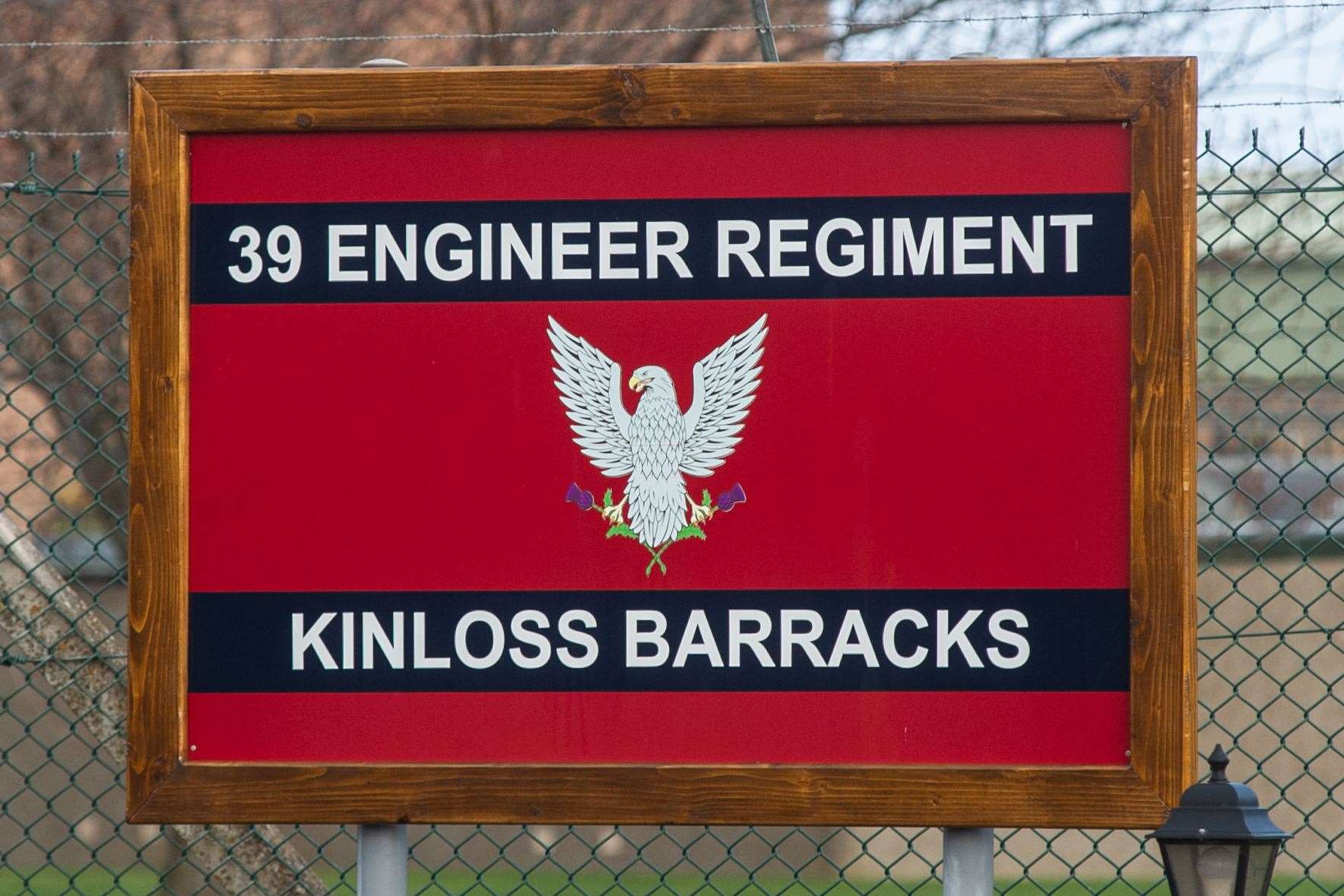 Kinloss Barracks, home to 39 Engineer Regiment. Picture: Daniel Forsyth.