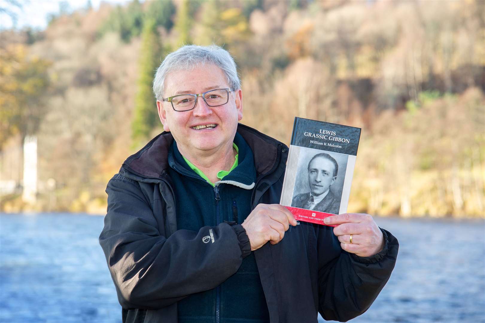 Dr Bill Malcolm, from Aberlour, a former head of English at Keith Grammar School, has written a new book on author Lewis Grassic Gibbon. Picture: Daniel Forsyth.