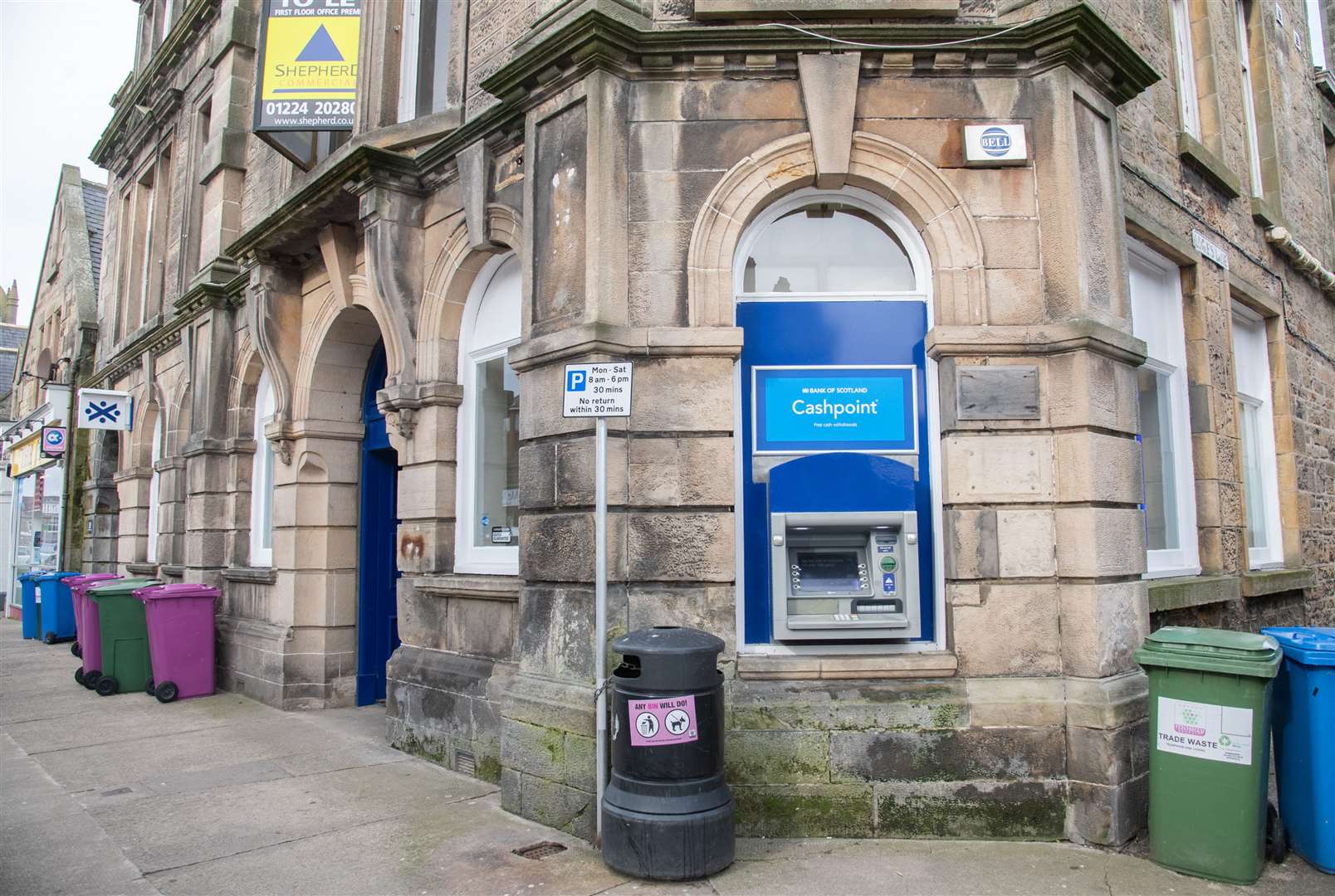 Buckie's Bank of Scotland branch is set to close at the start of August. Picture: Daniel Forsyth