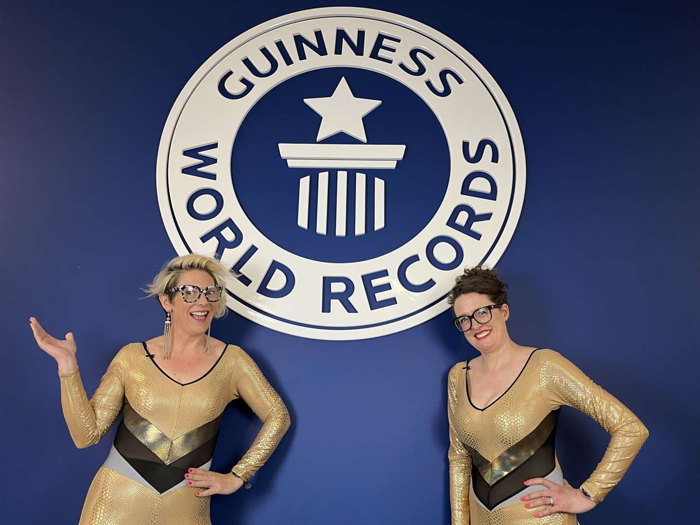 The pair had to contend with altitude sickness and sleepless nights to achieve the record (Ellie Gibson/Guinness World Records/PA)