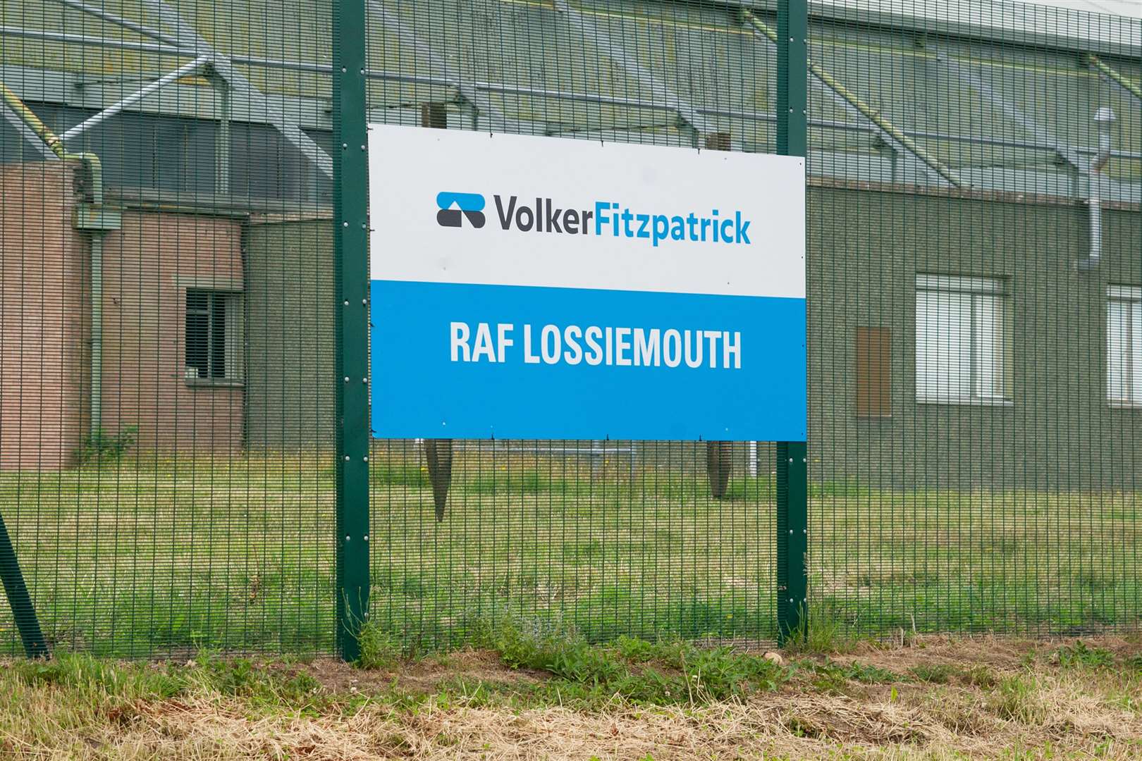 The Volker Fitzpatrick site at RAF Lossiemouth. Picture: Daniel Forsyth.
