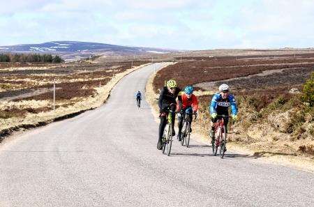 The audax takes cyclists throughsome stunning scenery.