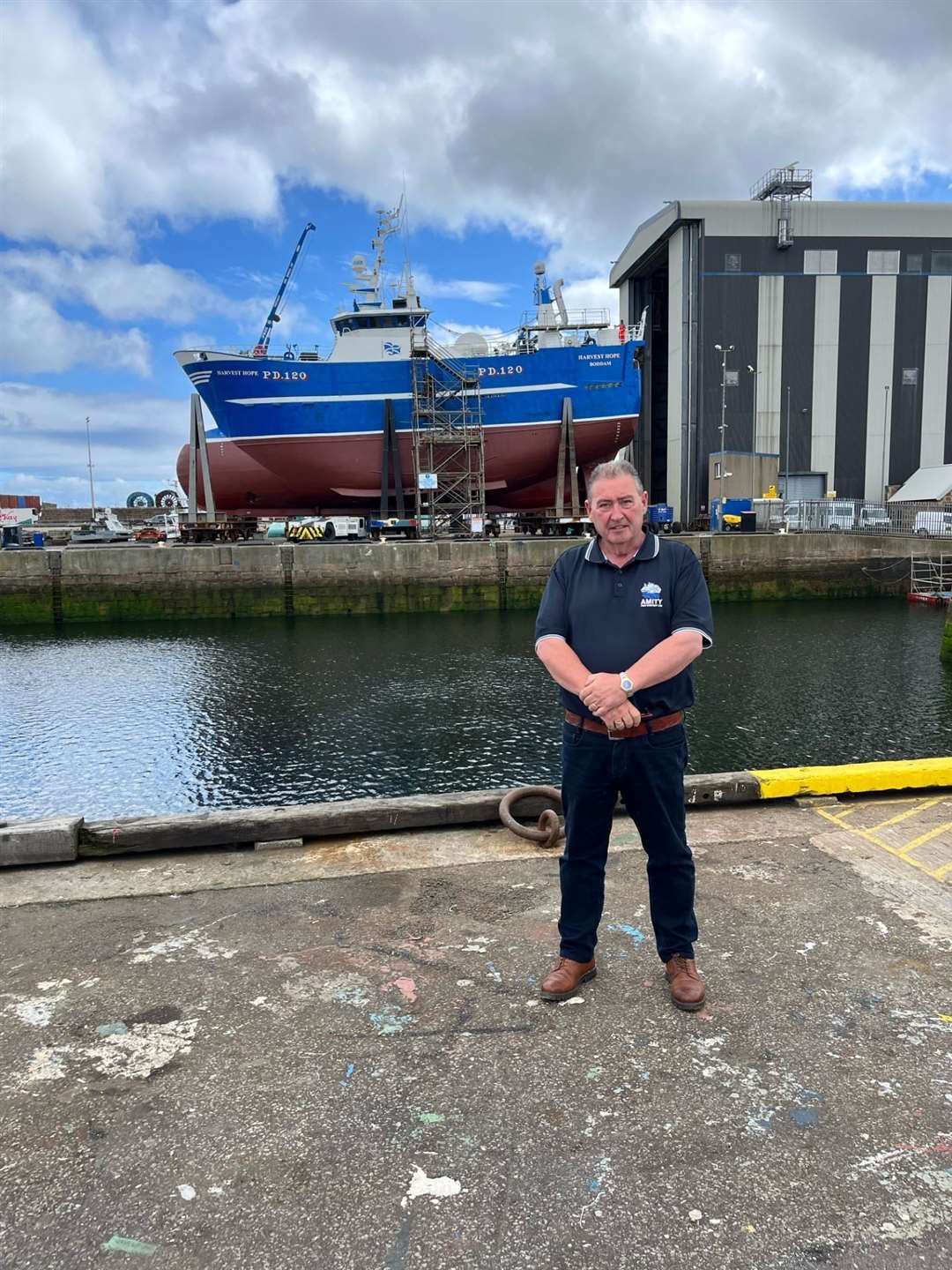 Jimmy Buchan, managing director of Amity Fish Company and chairman of SeaFest Peterhead,