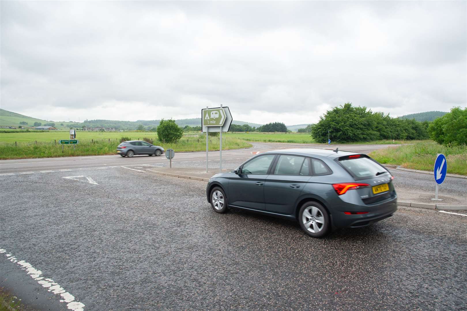 Calls have been made to upgrade a junction on the A96 at Huntly that links to Dufftown and the town centre after a string of bad accidents...Picture: Daniel Forsyth..