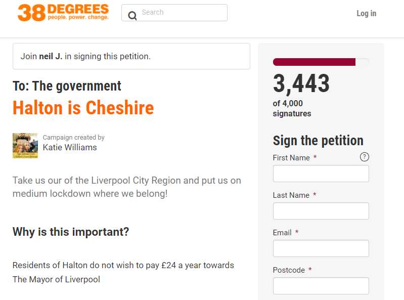 The petition has been signed thousands of times (38 Degrees/PA)
