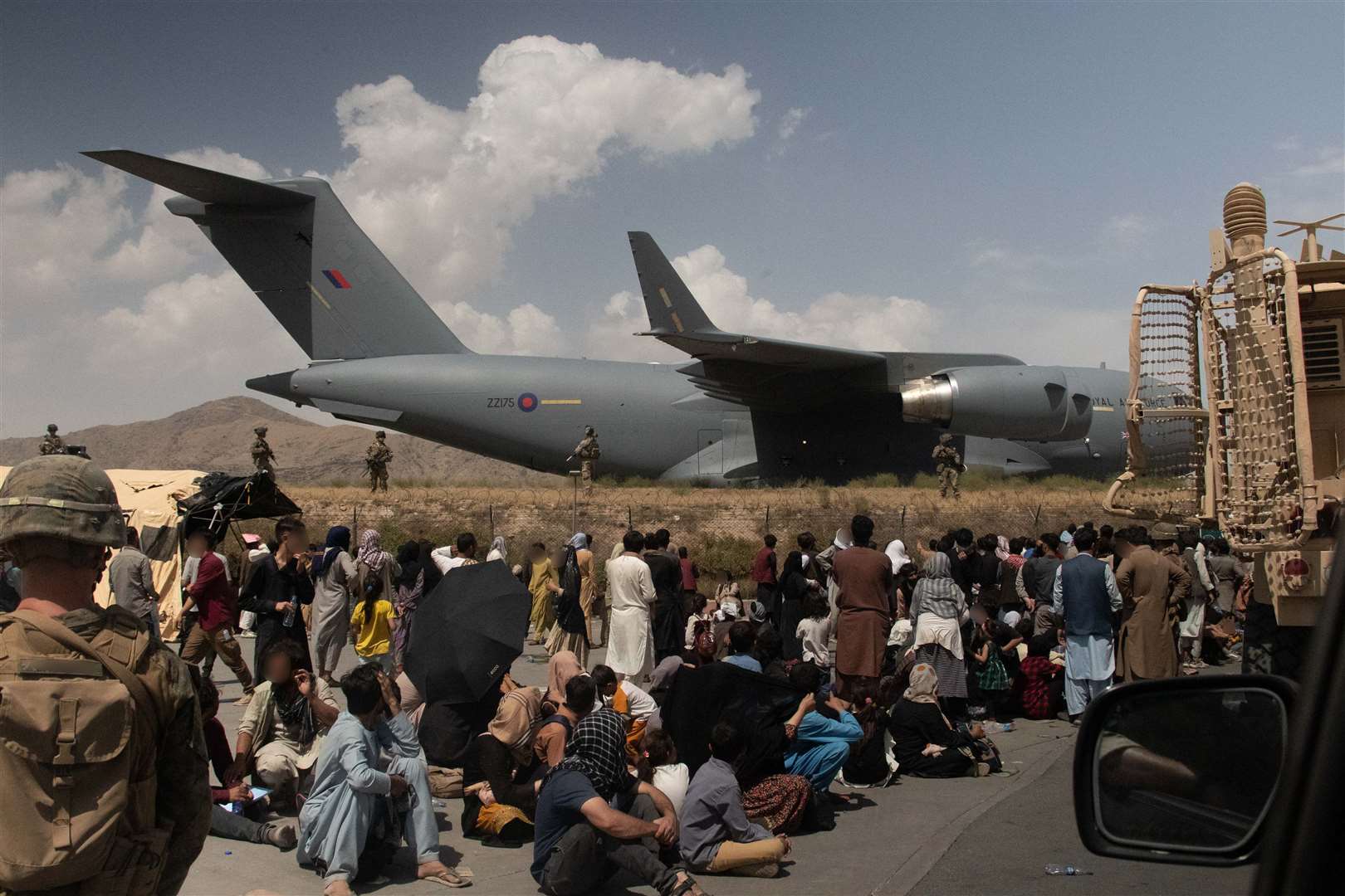 Thousands of Afghan refugees were brought out in a military evacuation while more left through other schemes (Ben Shread/MoD/PA)