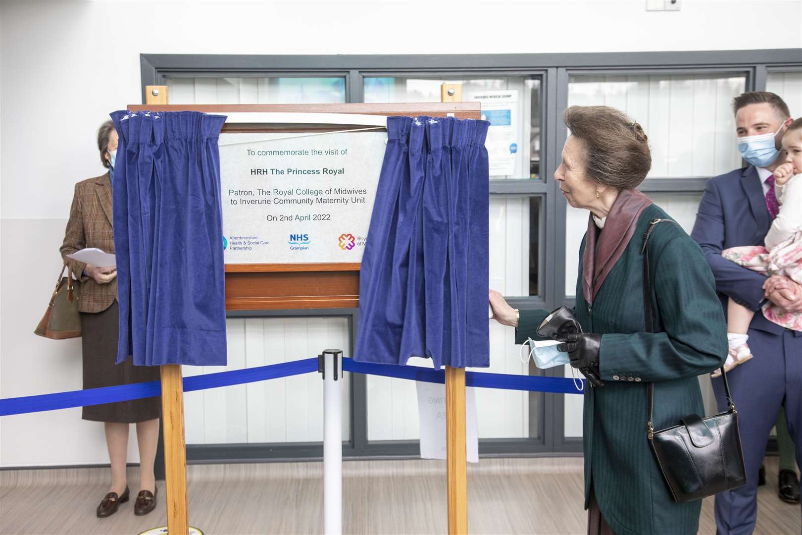 HRH Princess Royal unveiled a plaque during her visit. Image courtesy of Thomas Haywood