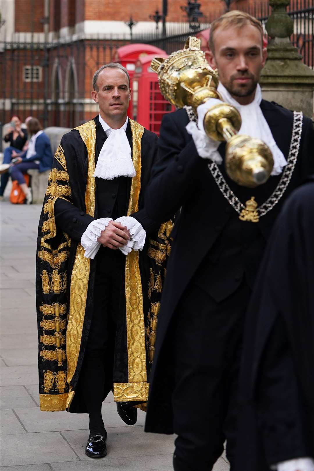The new Lord Chancellor Dominic Raab (left) (Gareth Fuller/PA)