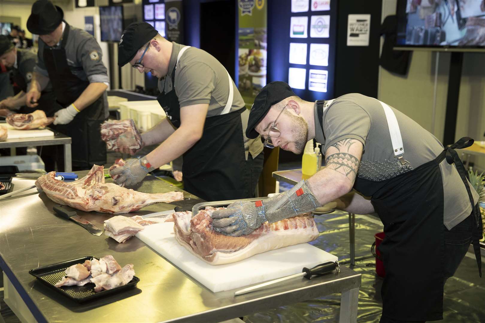 Banff butchers Scott Gillies and Ryan MacGillivray took part in the competition.