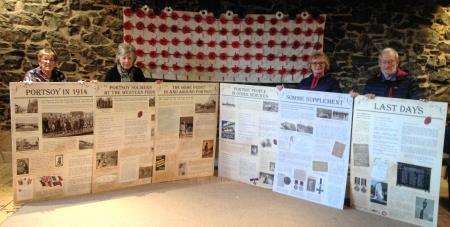 WWI Panels, World War I, Armed Forces, Portsoy, Portsoy Salmon Bothy, Bothy Museum, Remembrance Services, Remembrance Sunday