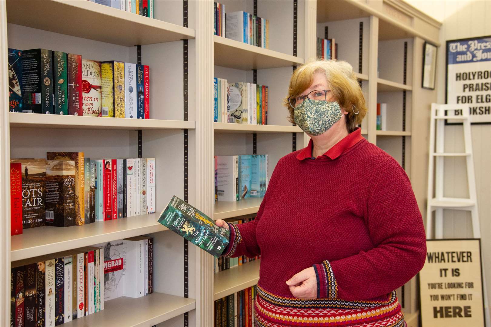 Carol Ralph, at Yeadon's of Elgin bookshop. Picture: Daniel Forsyth.