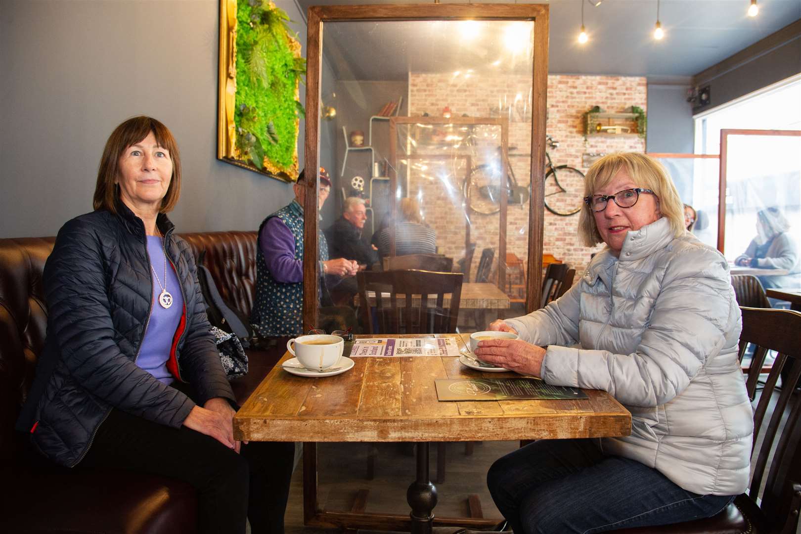 Jan Little (left) and mum Irene Williamson, from Elgin, enjoying a catch-up over coffee at Planta in Elgin. Picture: Daniel Forsyth.