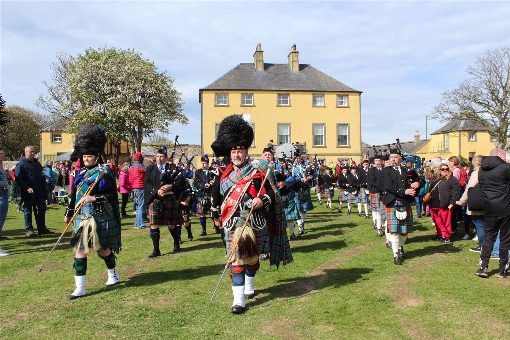 Pipe bands will feature at the Banffshire Highland Day at Banff Castle next month.